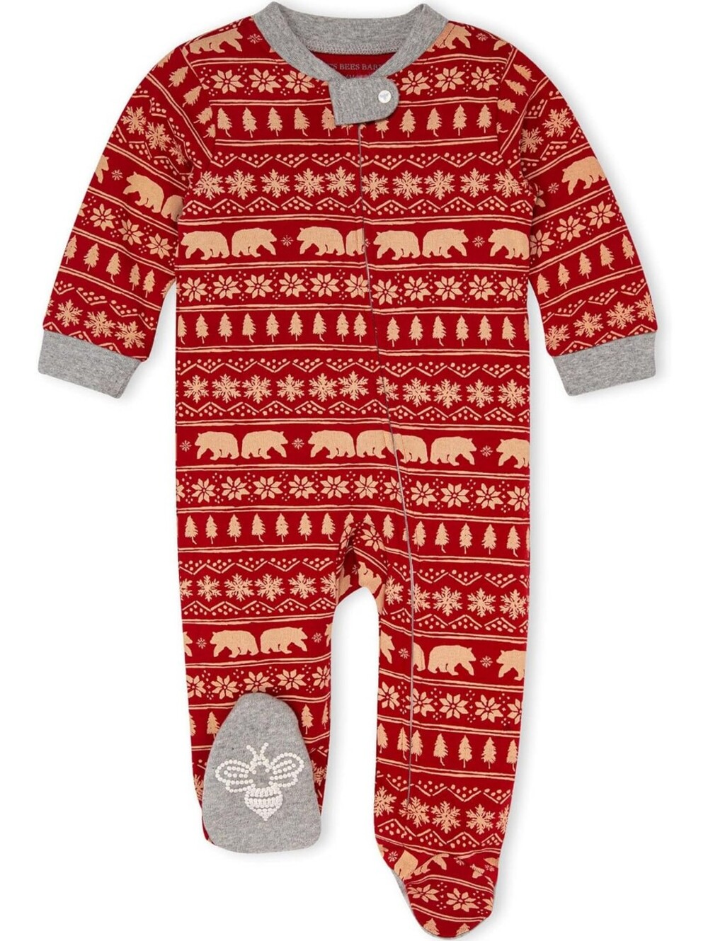5 for $25 | Burt's Bees Baby Organic Cotton Fair Isle Sleep N' Play Pajama